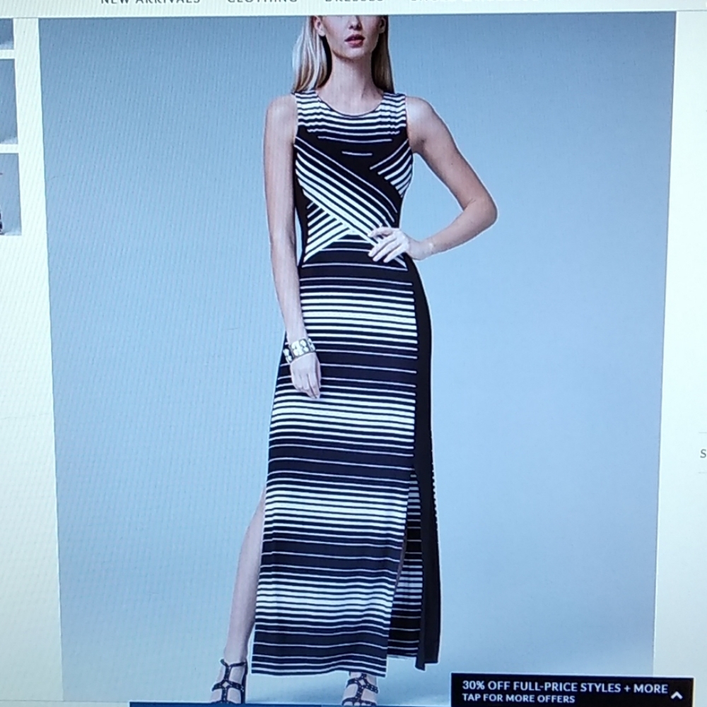 WHBM sleeveless maxi dress